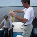 Tests de transparence sur le lac Témiscamingue